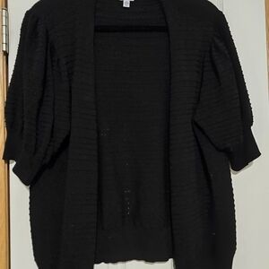 Time and Tru Women's Black Cardigan Sweater